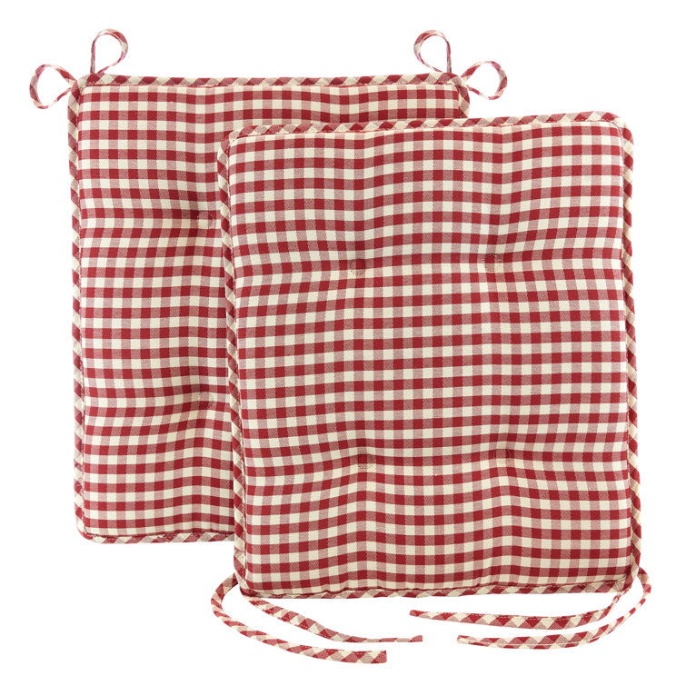 Gingham rocking chair discount cushions